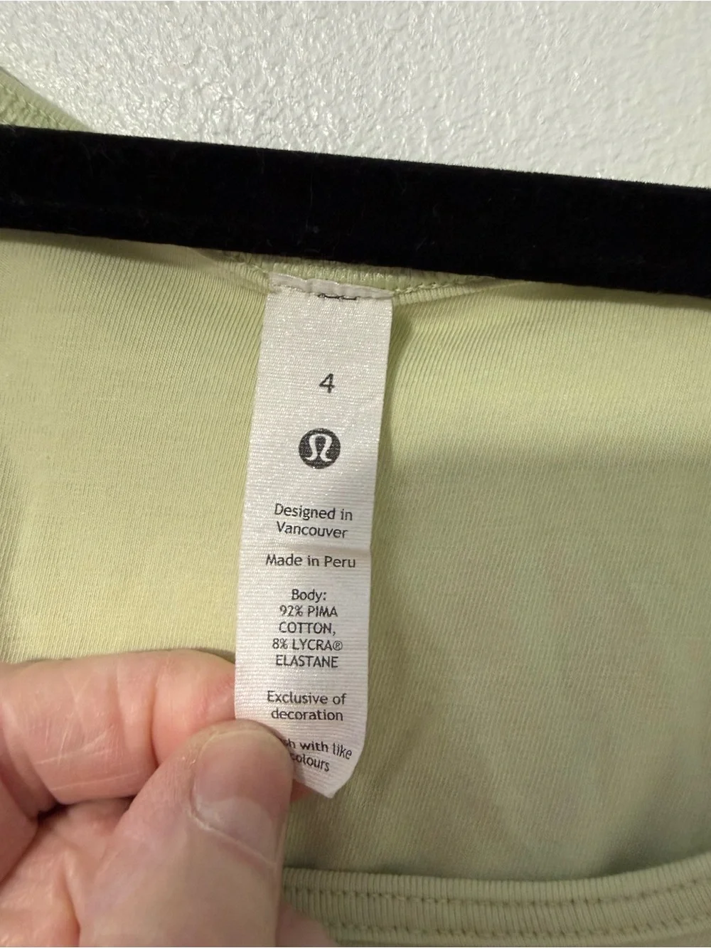 Lululemon Pima Cotton Open-Back Dress in Dewy size 4 *tiny flaw*